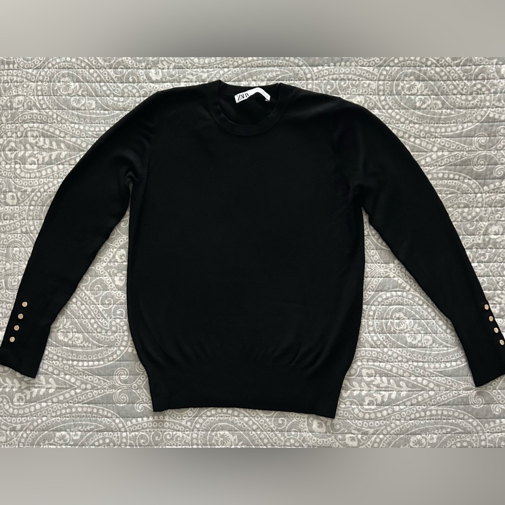 Black Crewneck Sweater